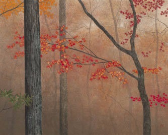 First autumn colors 初紅葉 by Tomohide Koizumi on artnet